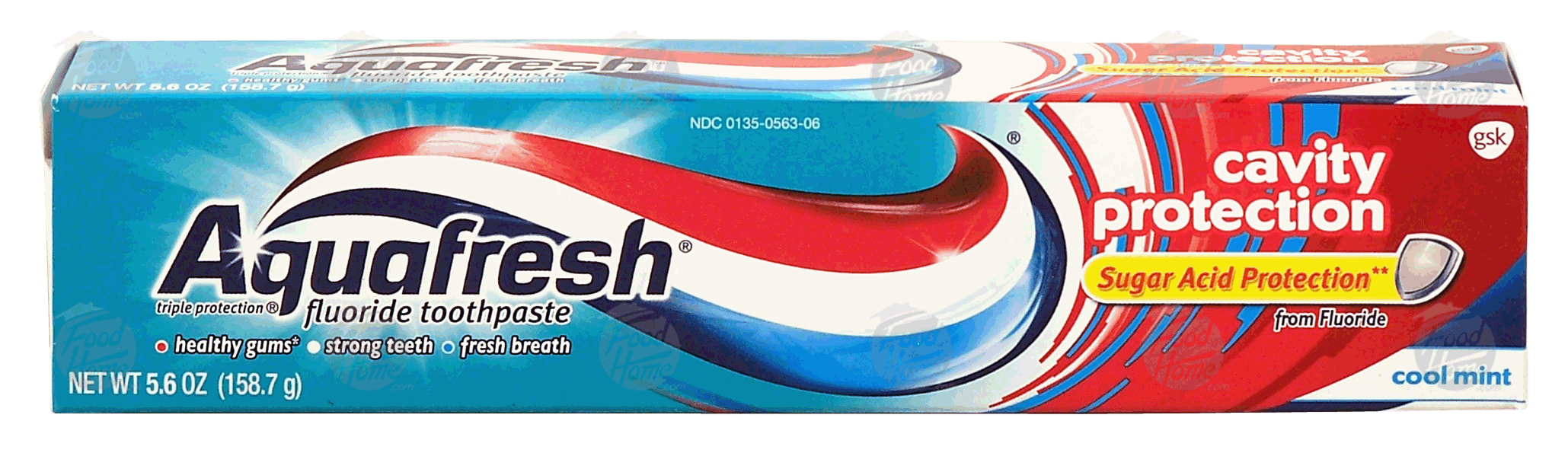 Aquafresh  flouride toothpaste, cavity protection, cool mint Full-Size Picture